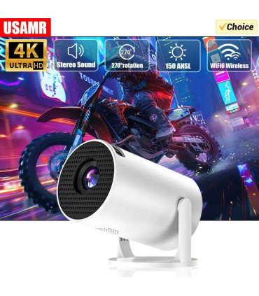 projecteur, sans, pour, écran, charge, portable, pouces, correction, vous