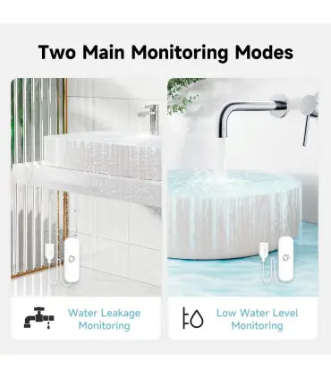 [Wifi 1Pcs] Tuya WiFi/ZigBee capteur d\'eau alarme de fuite détecteur de fuite d\'inondation mais