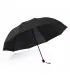 [Red] Parapluie pliant surdimensionné de 130CM, coupe-vent et imperméable, grand parasol de sol