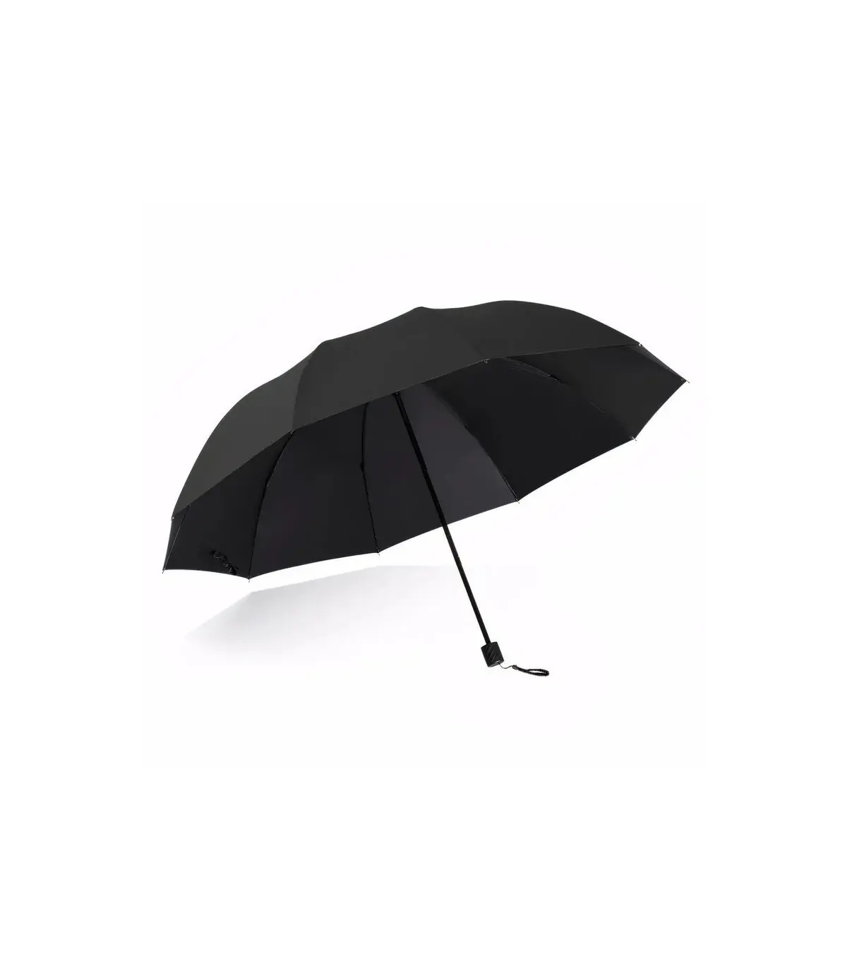 [Red] Parapluie pliant surdimensionné de 130CM, coupe-vent et imperméable, grand parasol de sol