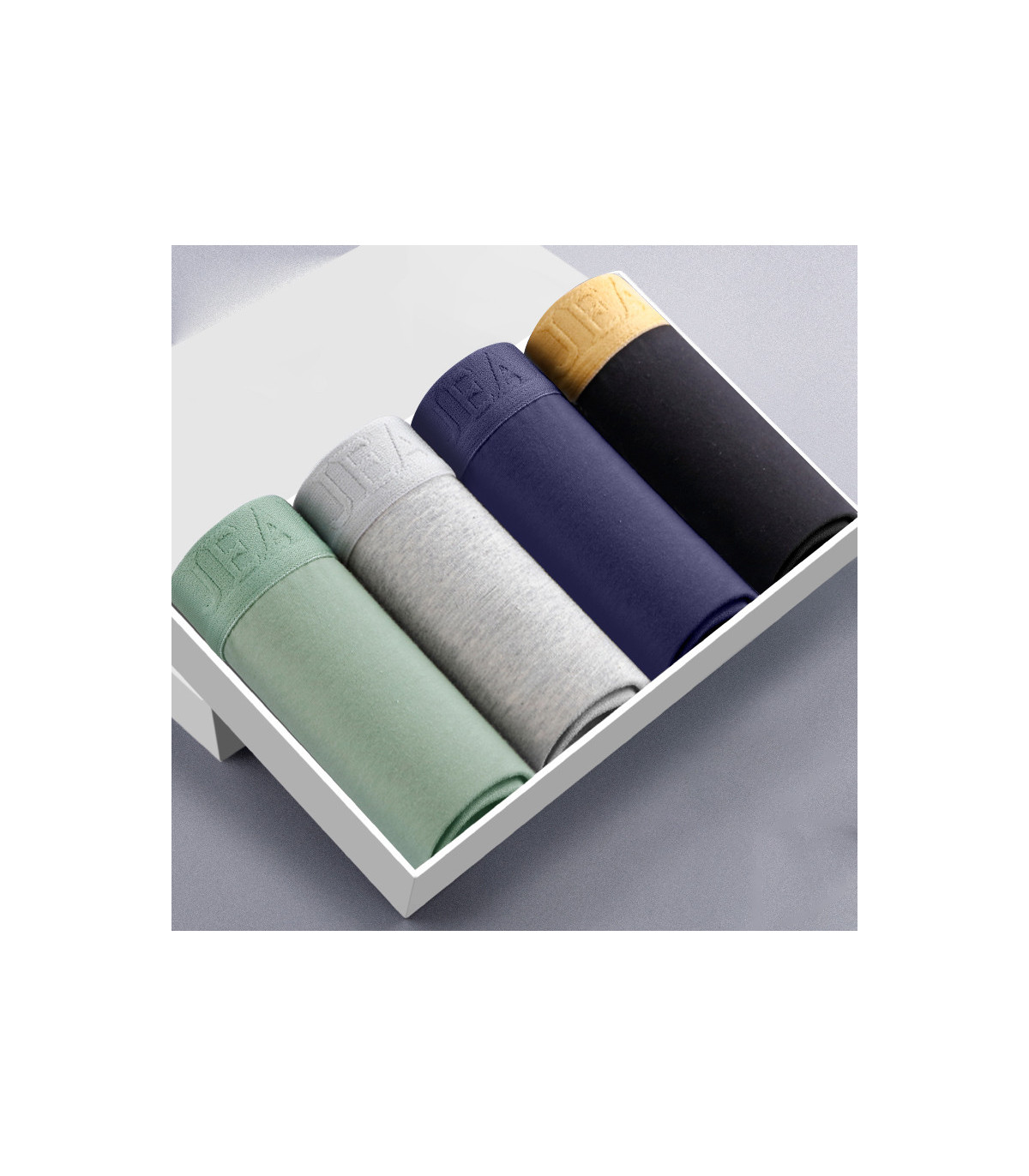 Boxer in puro cotone per uomini, mutande per uomini, biancheria intima traspirante, pantaloncini per uomo.