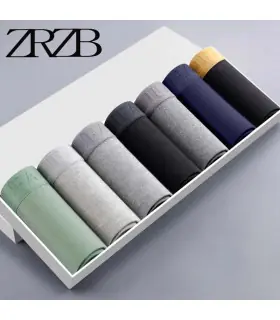 Boxer en pur coton pour hommes, culottes pour hommes, sous-vêtements respirants, shorts pour ho