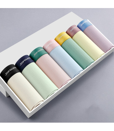 Boxer in puro cotone per uomini, mutande per uomini, biancheria intima traspirante, pantaloncini per uomo.