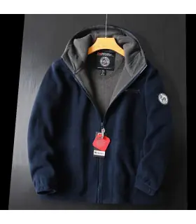 Veste polaire d\'hiver de marque pour hommes, veste en laine épaisse décontractée, Design de hau