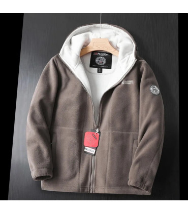 Veste polaire d\'hiver de marque pour hommes, veste en laine épaisse décontractée, Design de hau