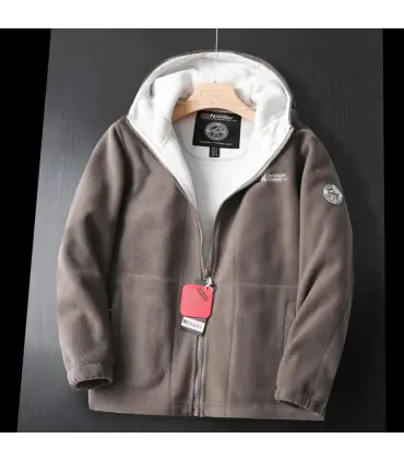 Veste polaire d\'hiver de marque pour hommes, veste en laine épaisse décontractée, Design de hau