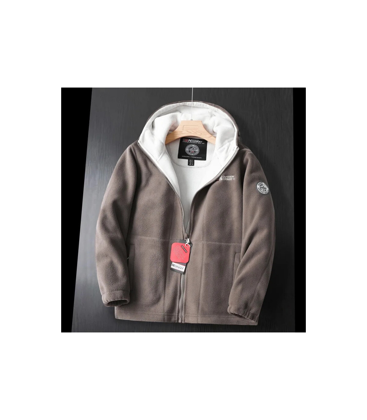 Veste polaire d\'hiver de marque pour hommes, veste en laine épaisse décontractée, Design de hau