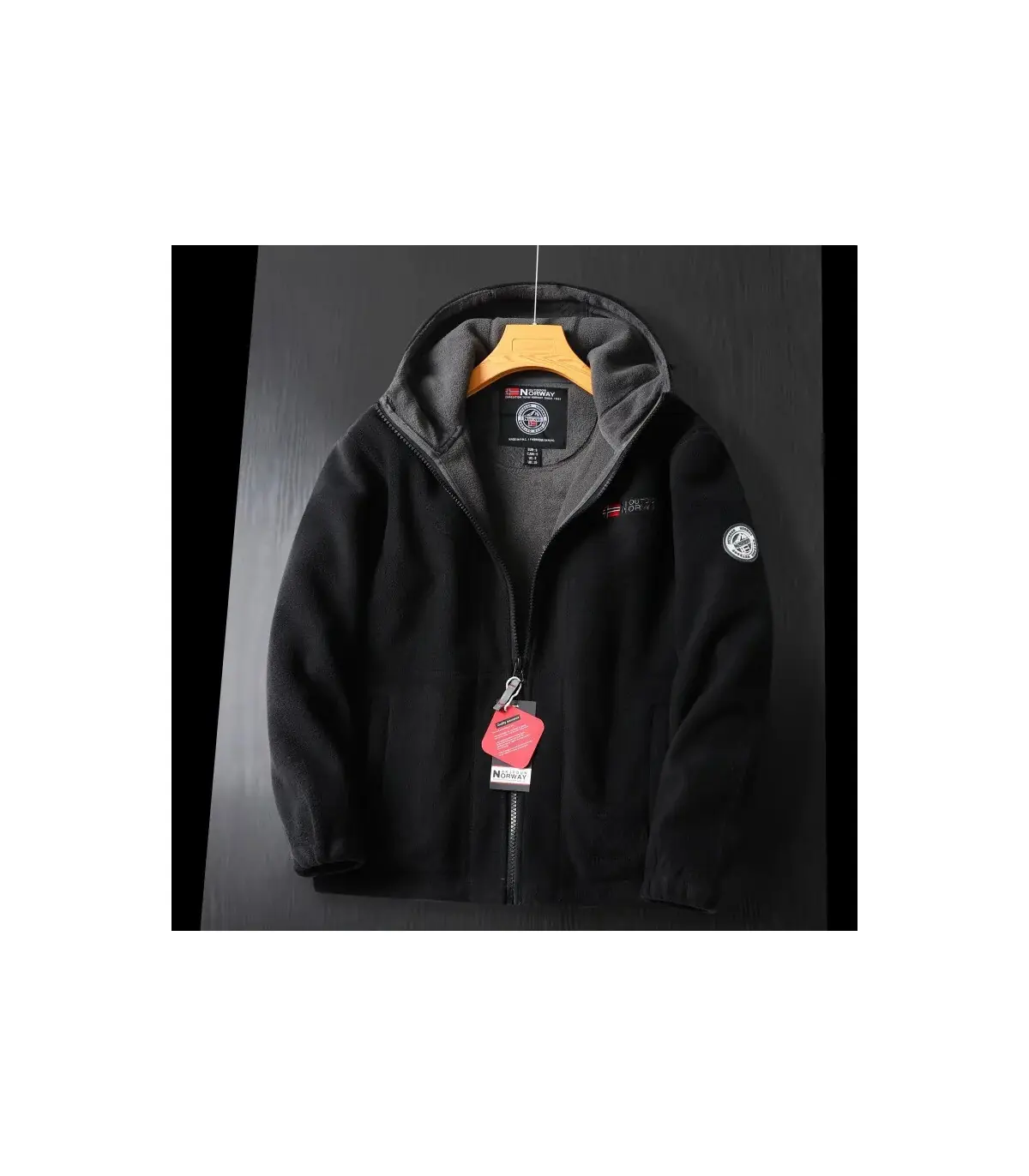 Veste polaire d\'hiver de marque pour hommes, veste en laine épaisse décontractée, Design de hau