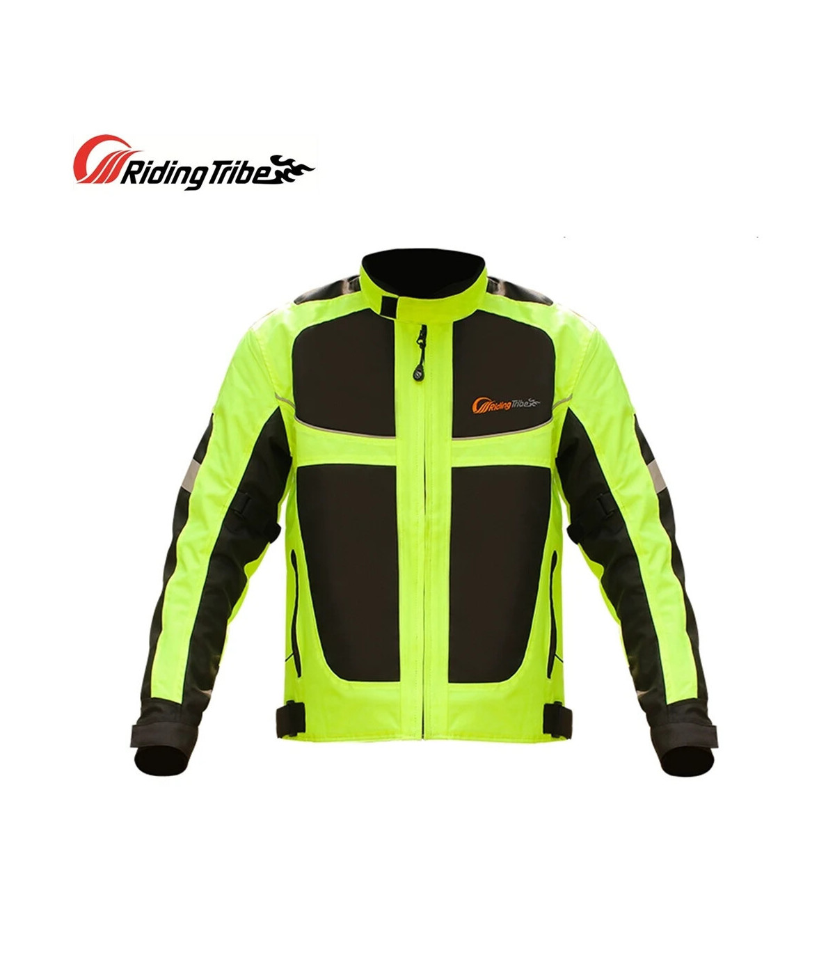 Veste de moto respirante pour hommes et femmes, manteau d\'équitation de nuit à haute visibilité