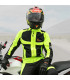 Veste de moto respirante pour hommes et femmes, manteau d\'équitation de nuit à haute visibilité