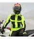 Veste de moto respirante pour hommes et femmes, manteau d\'équitation de nuit à haute visibilité
