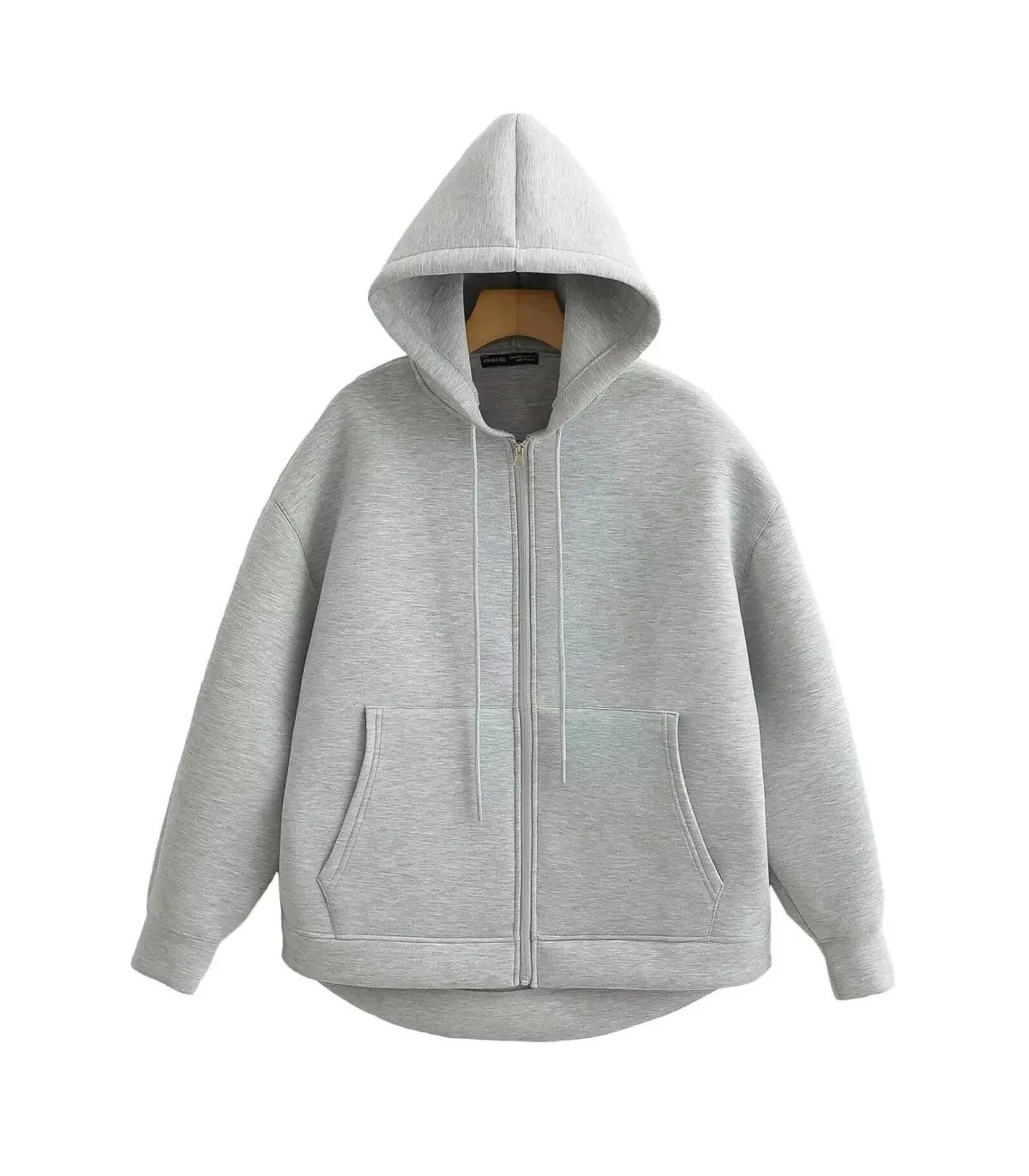 MUJER sweat à capuche zippé femmes automne sweat à capuche femme à manches longues surdimension