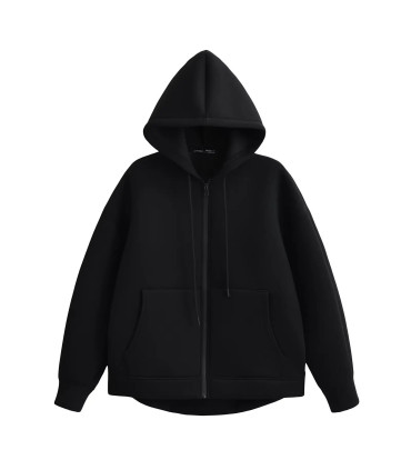 MUJER sweat à capuche zippé femmes automne sweat à capuche femme à manches longues surdimension