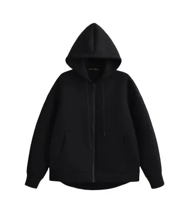 MUJER sweat à capuche zippé femmes automne sweat à capuche femme à manches longues surdimension