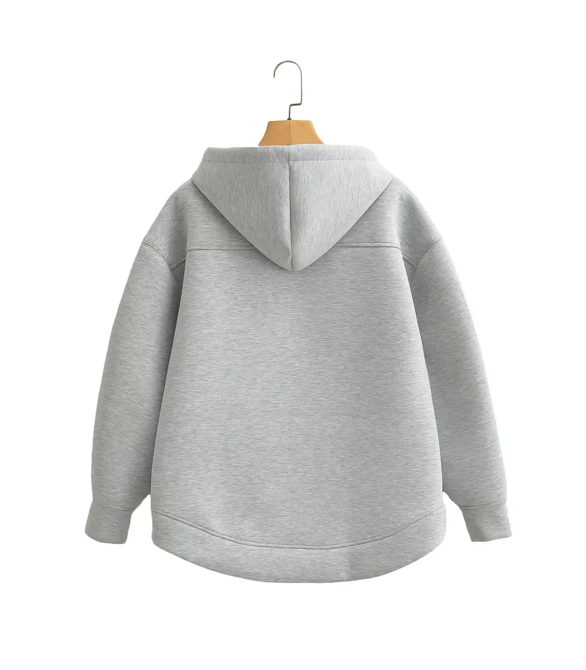 MUJER sweat à capuche zippé femmes automne sweat à capuche femme à manches longues surdimension