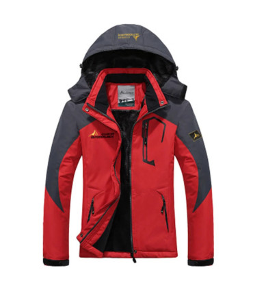 Parka coupe-vent pour hommes, manteaux de fourrure coupe-vent épais et chauds, style militaire 