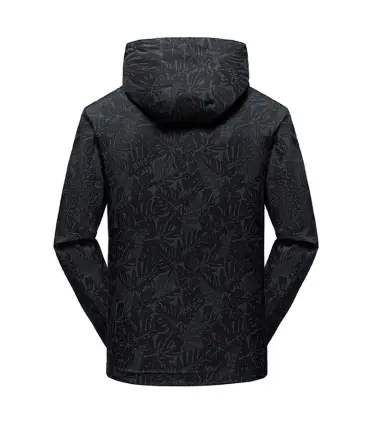 Veste coupe-vent imperméable décontractée pour hommes, manteau de randonnée en plein air avec f