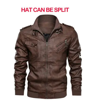 KB nouveaux hommes vestes en cuir automne décontracté moto veste en polyuréthane Biker manteaux