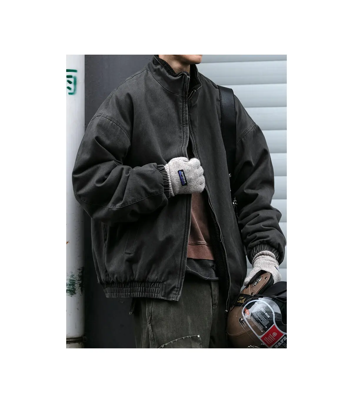 Veste polaire Vintage japonaise pour homme, veste épaisse de haute qualité, Streetwear coréen, 