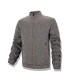 Sweat-shirt décontracté pour hommes, veste Cardigan à fermeture éclair complète, col montant, a