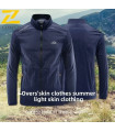 Ultra-thin summer jacket for men, sun protection, casual, breathable, sporty, fit