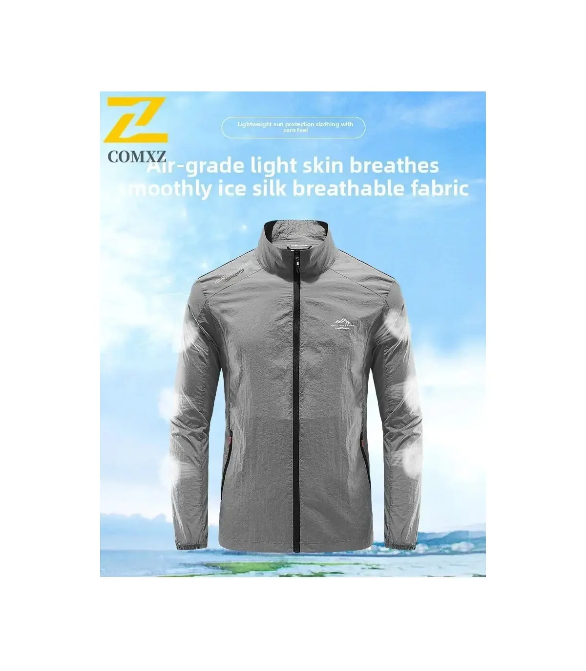 Veste d\'été ultra-mince pour hommes, Protection solaire, décontractée, respirante, sport, coupe