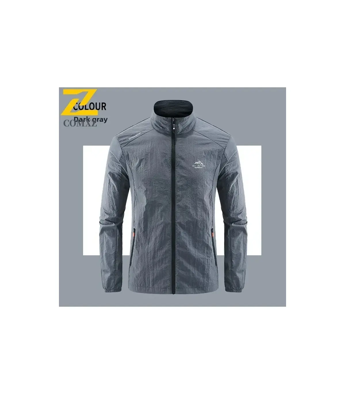 Veste d\'été ultra-mince pour hommes, Protection solaire, décontractée, respirante, sport, coupe