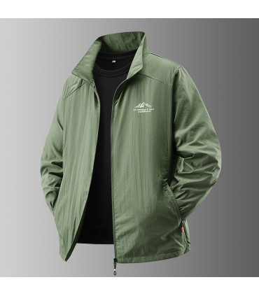 Veste d'été ultra-mince pour hommes, Protection solaire, décontractée, respirante, sport, coupe