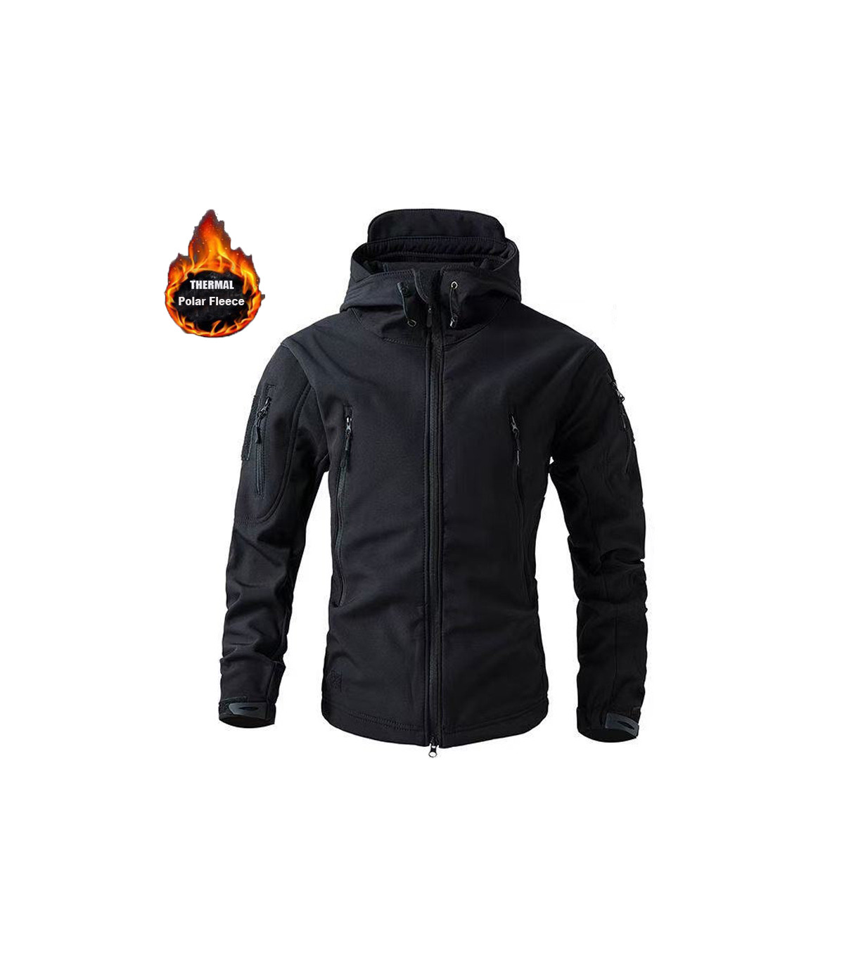 Herren Winter Herbst Softshell Fleece Jacken wasserdicht Outdoor Angeln Wandern Jagd