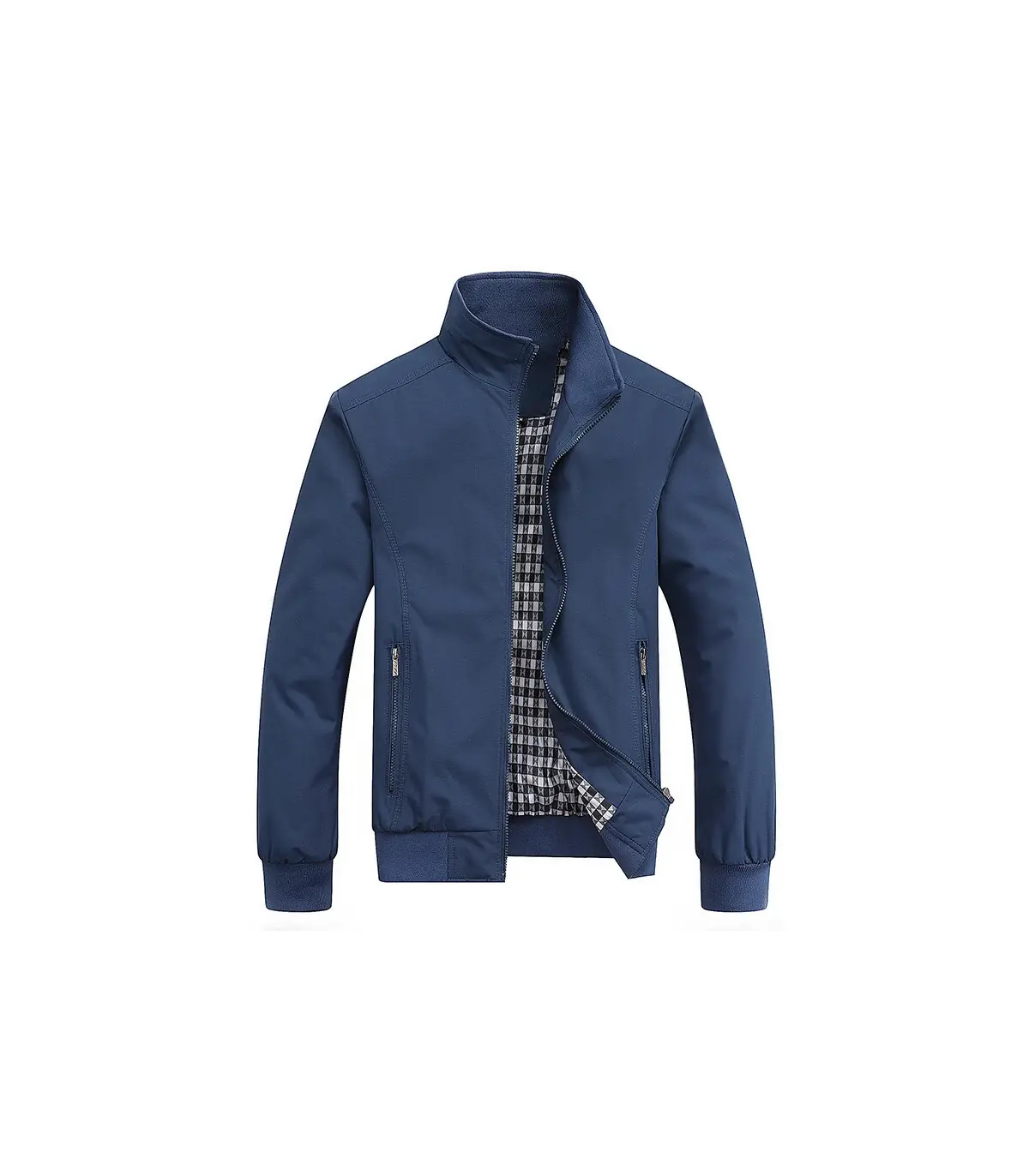 2025 printemps automne décontracté solide mode mince Bomber veste hommes pardessus nouveauté ve