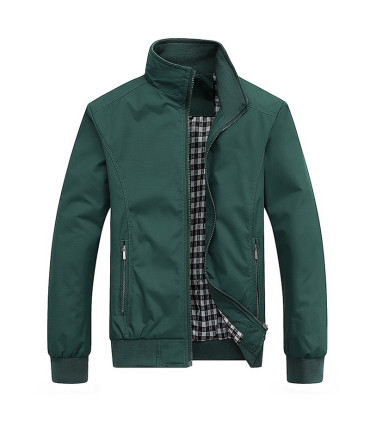 2025 primavera autunno casual solido moda sottile bomber giacca da uomo cappotto novità