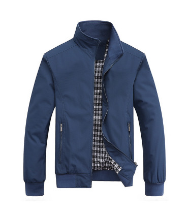 2025 primavera autunno casual solido moda sottile bomber giacca da uomo cappotto novità