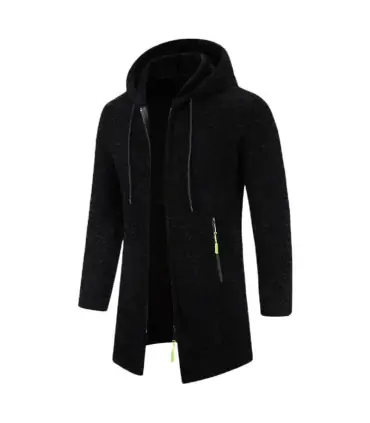 Sweat-shirt à capuche de Sport pour hommes, sweat-shirt à manches longues avec fermeture éclair