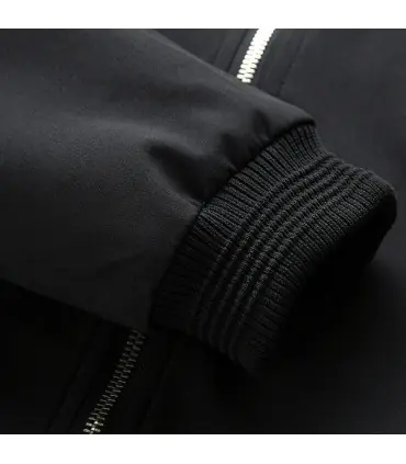 Blouson aviateur mince à manches longues pour hommes, veste d\'opérabilité, coupe-vent à fermetu