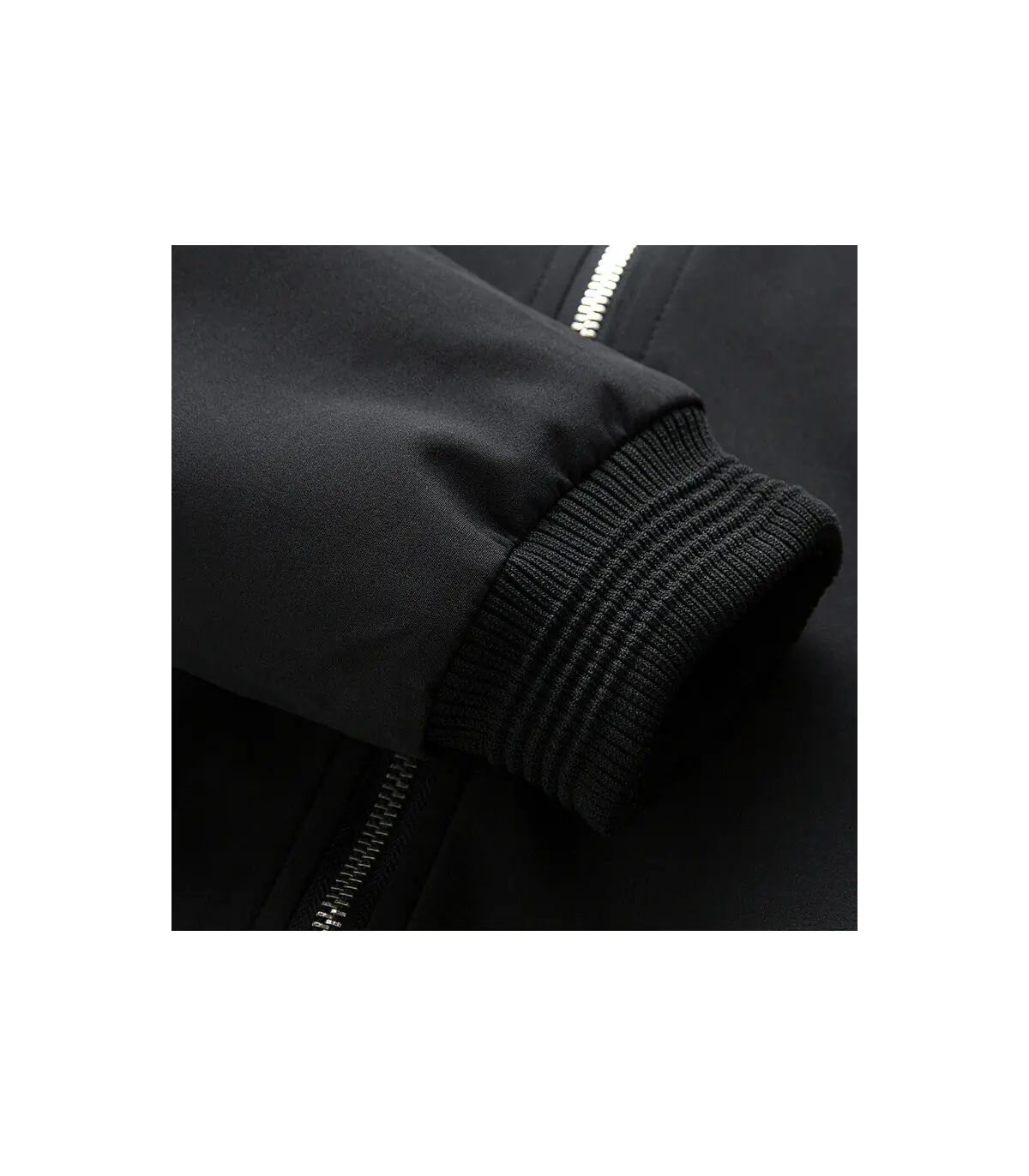 Blouson aviateur mince à manches longues pour hommes, veste d\'opérabilité, coupe-vent à fermetu