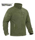 TACVASEN Veste polaire pour homme douce et chaude coupe-vent manteau zippé complet poches zippé