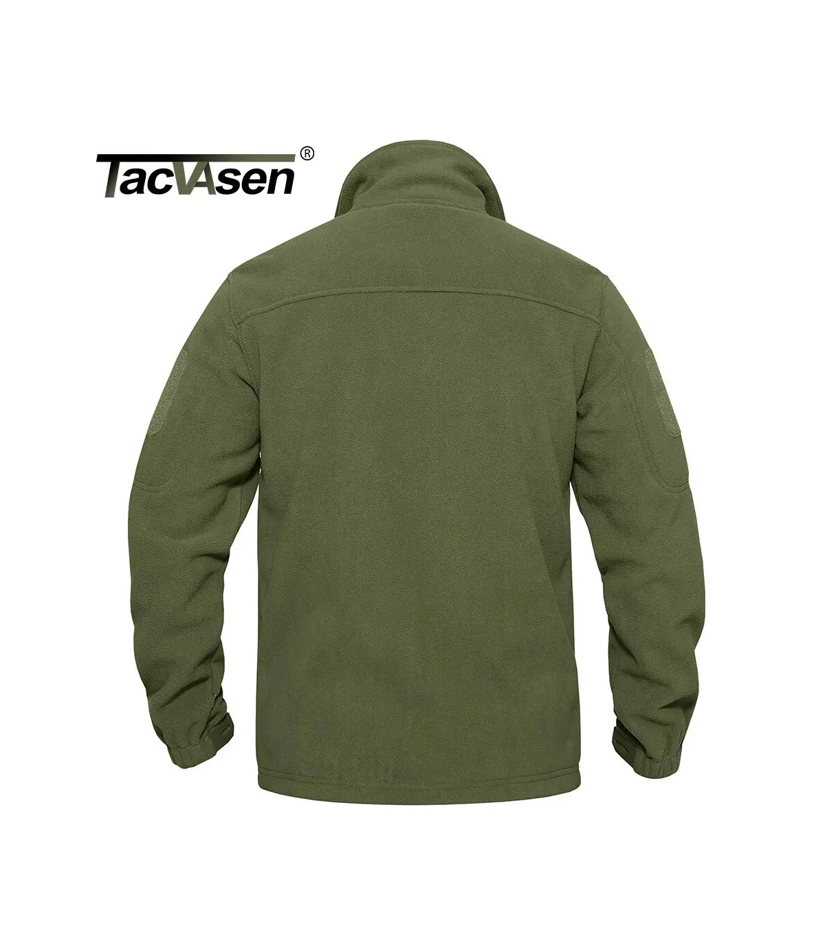 TACVASEN Veste polaire pour homme douce et chaude coupe-vent manteau zippé complet poches zippé