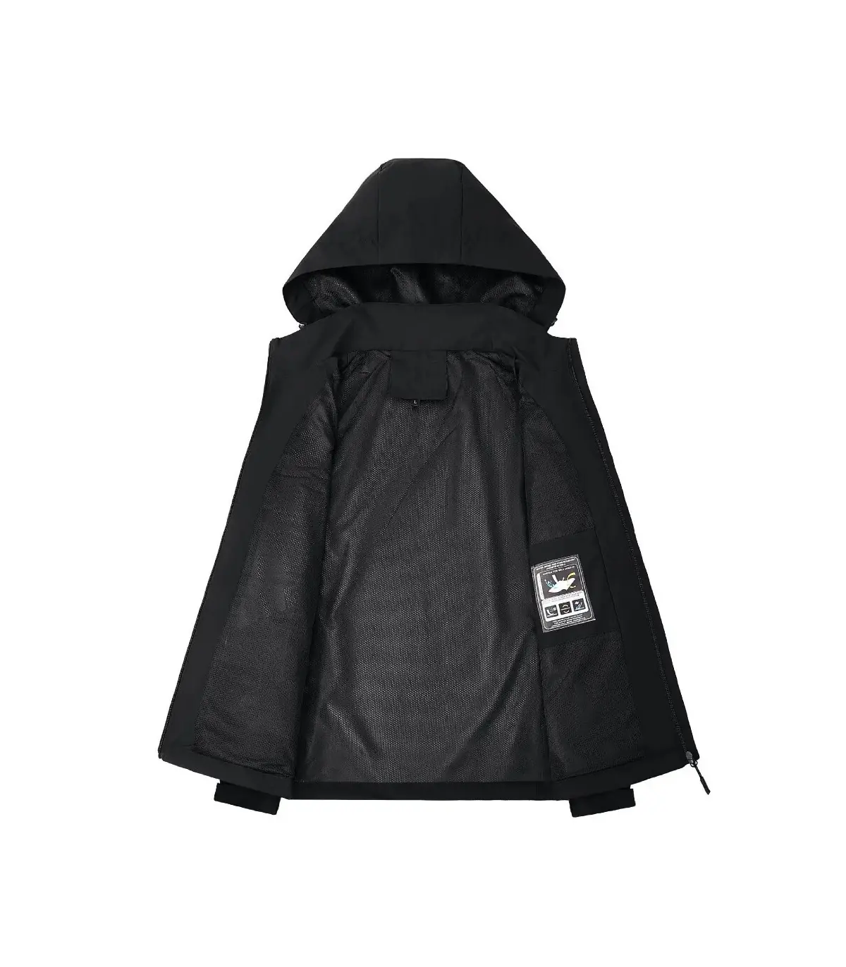 Veste de pluie imperméable légère pour hommes, imperméable d\'extérieur à capuche, veste coupe-v