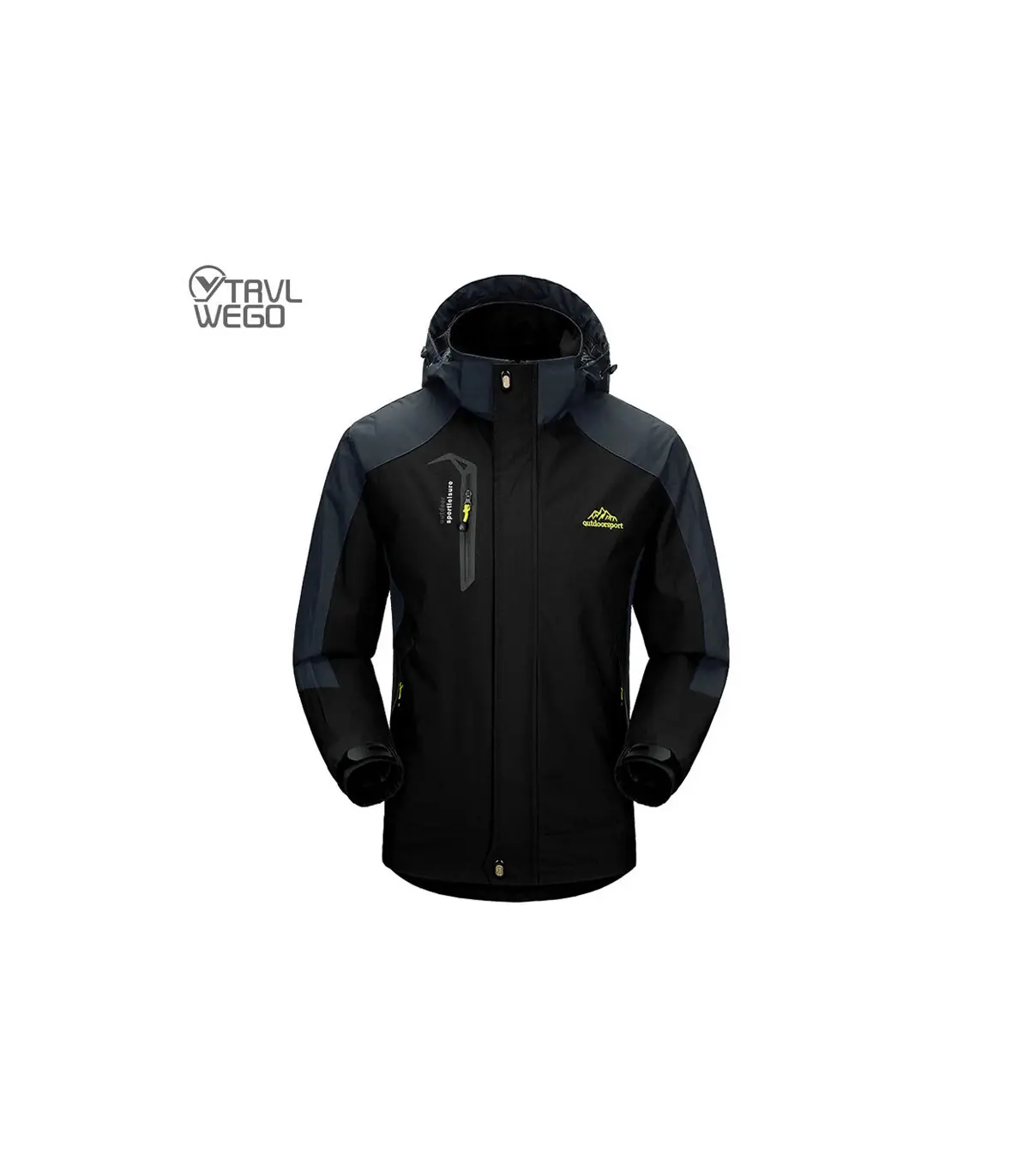 TRVLWEGO Camping randonnée veste hommes automne Sports de plein air manteaux escalade Trekking 