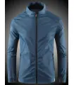 Abrigos de protección solar para hombres, chaqueta deportiva impermeable transpirable, protección UV.