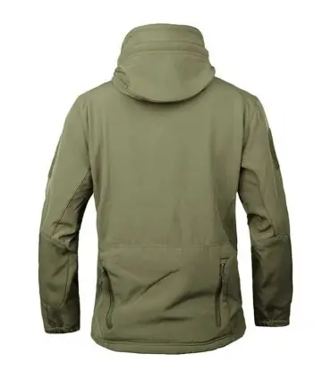 Veste militaire décontractée à capuche pour hommes, utilitaire d\'extérieur, mode peau de requin