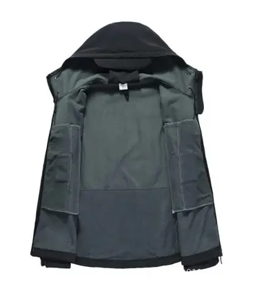 Veste militaire décontractée à capuche pour hommes, utilitaire d\'extérieur, mode peau de requin