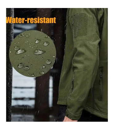 Veste militaire décontractée à capuche pour hommes, utilitaire d\'extérieur, mode peau de requin