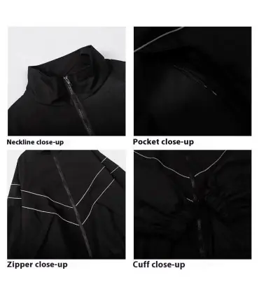 Hip Hop varsité veste hommes haute rue Patchwork couleur noir coupe-vent manteaux femmes printe