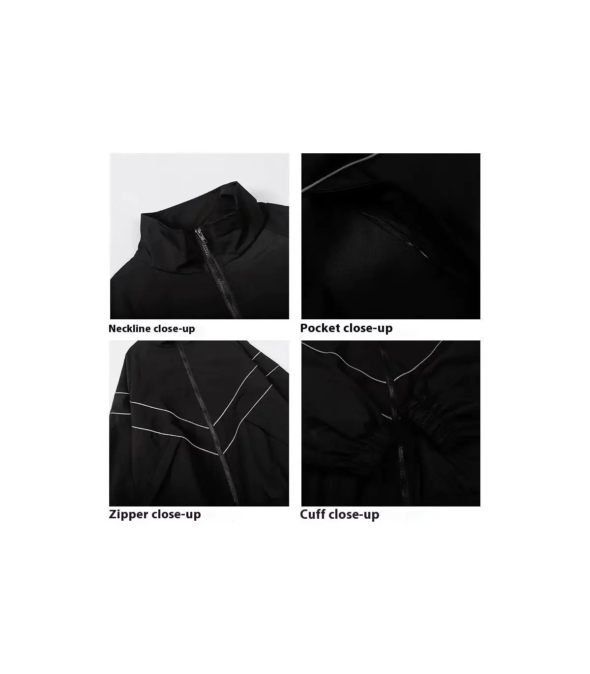 Hip Hop varsité veste hommes haute rue Patchwork couleur noir coupe-vent manteaux femmes printe