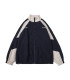 Hip Hop varsité veste hommes haute rue Patchwork couleur noir coupe-vent manteaux femmes printe