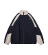 Hip Hop varsity jacket men high street Patchwork black color windbreaker coats women print