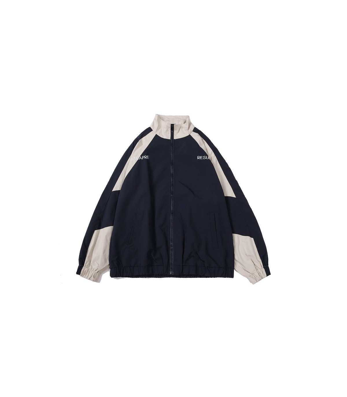 Hip Hop varsity jacket men high street Patchwork black color windbreaker coats women print