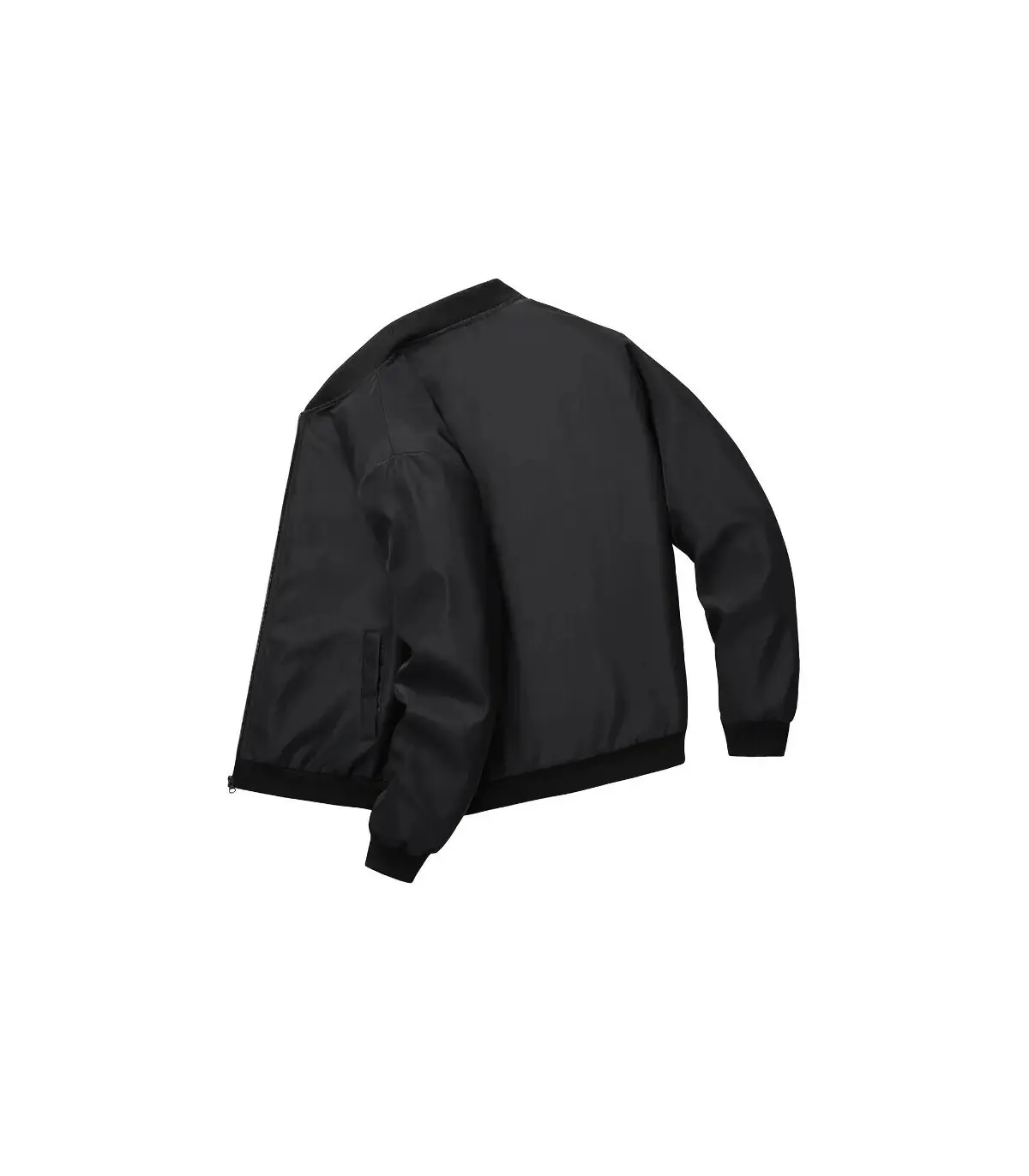 Veste courte ample à col de Baseball pour hommes, couleur unie, manteau fin décontracté d\'affai