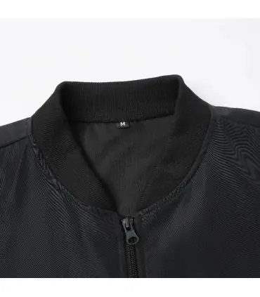 Veste courte ample à col de Baseball pour hommes, couleur unie, manteau fin décontracté d\'affai